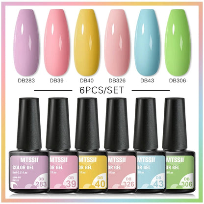 +50 Colecciones de 6 Esmaltes Semipermanentes MTSSII