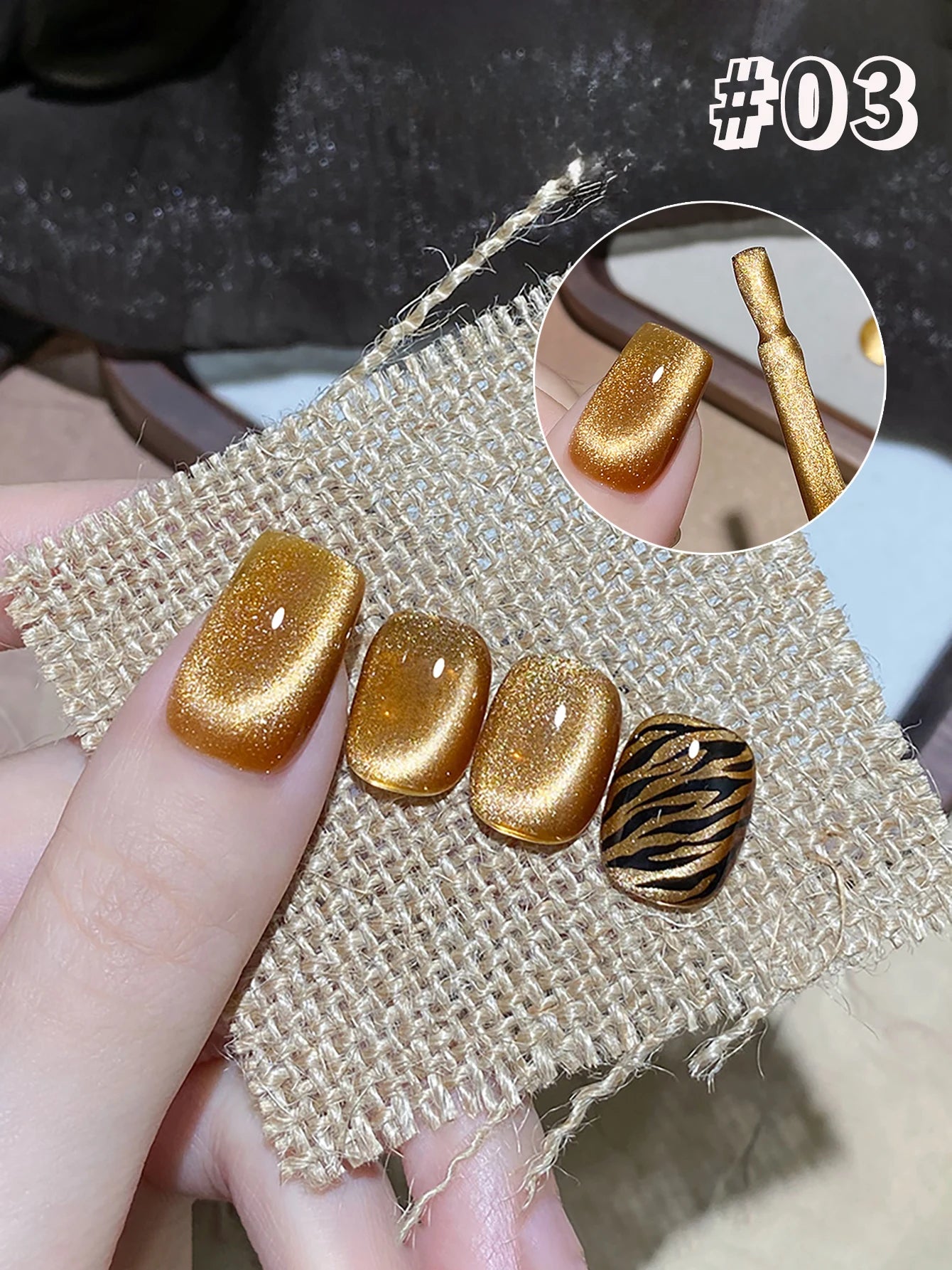 MIANEL magnetic cat eye nail polishes