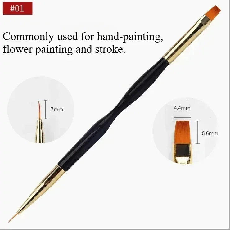 Manicure brushes.
