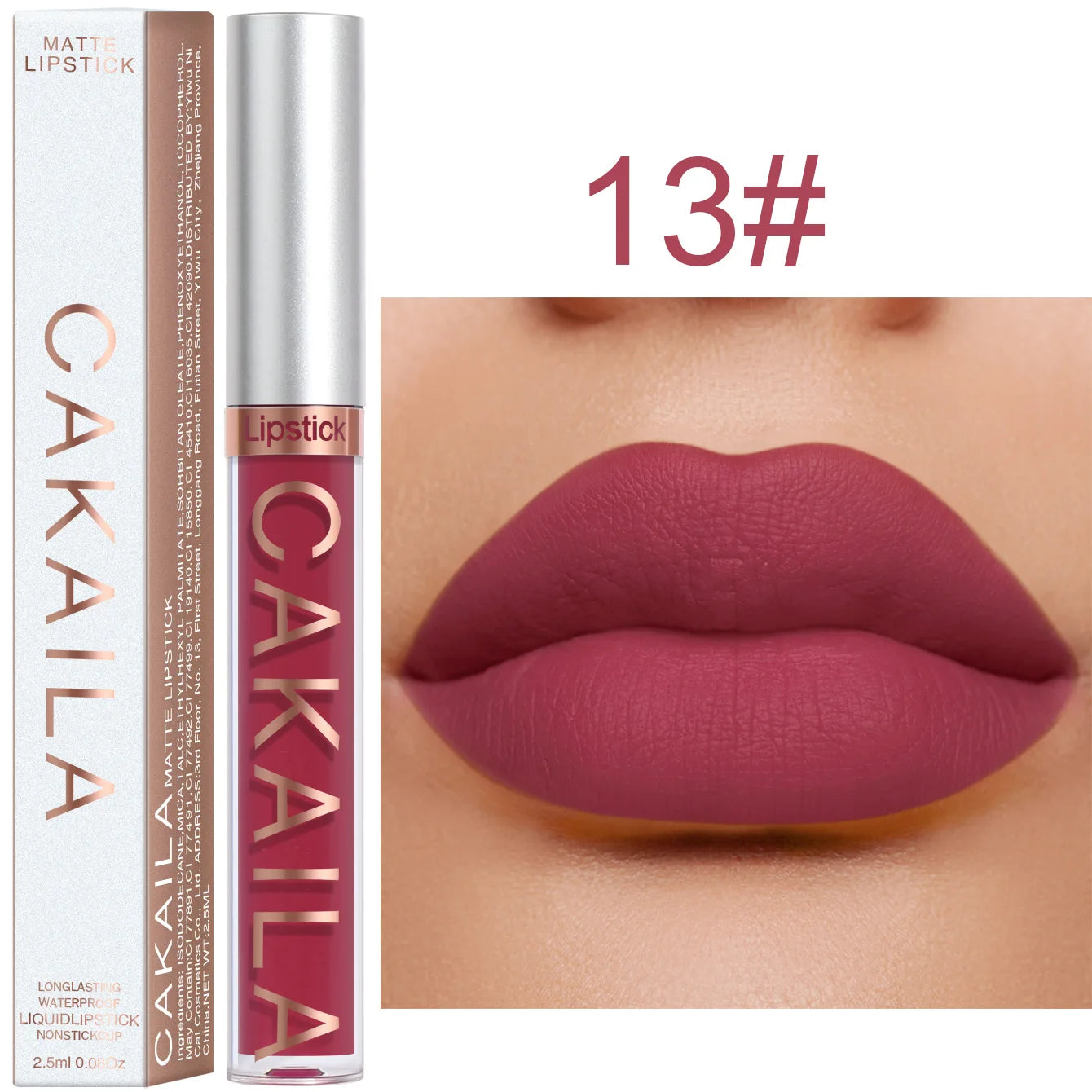 Liquid lipstick.