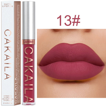 Liquid lipstick.