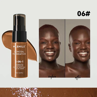 Matte Facial Foundation - BB Cream Waterproof Full Coverage