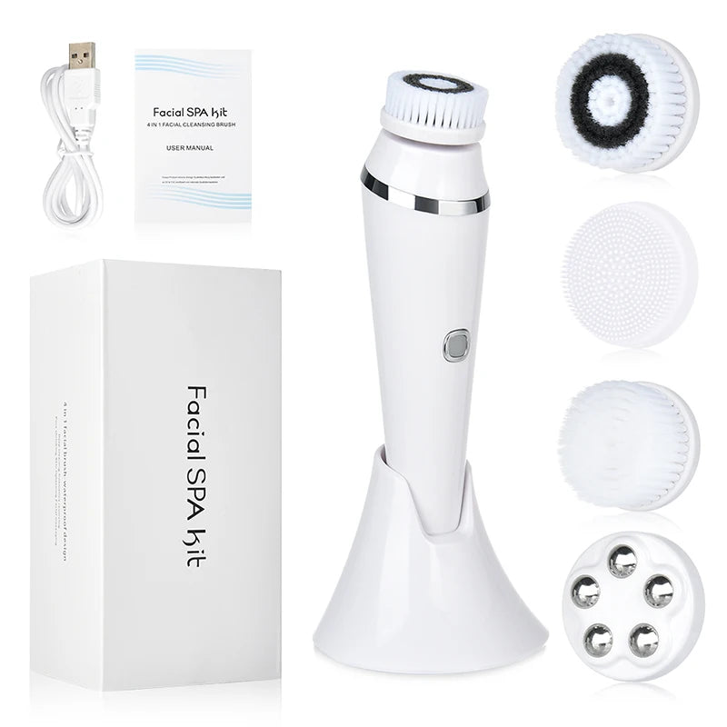 Dispositivo eléctrico multifunción para limpieza facial