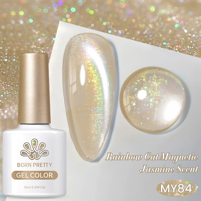BORN PRETTY 6 Colors UV Magnetic Nail Polish