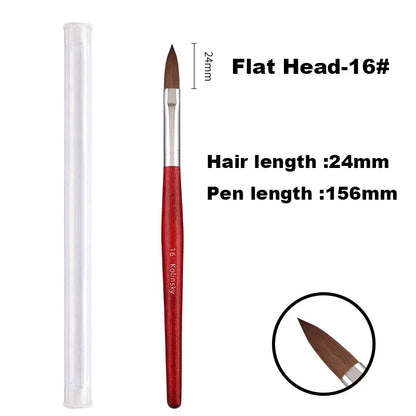 Manicure brushes.