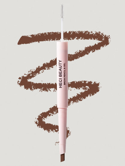 Lápiz y Gel Fijador para Cejas HECI BEAUTY