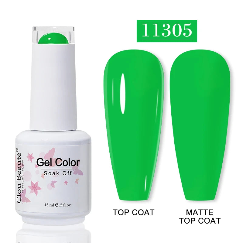 CLOU BEAUTE 30 colores de esmalte en gel de secado UV