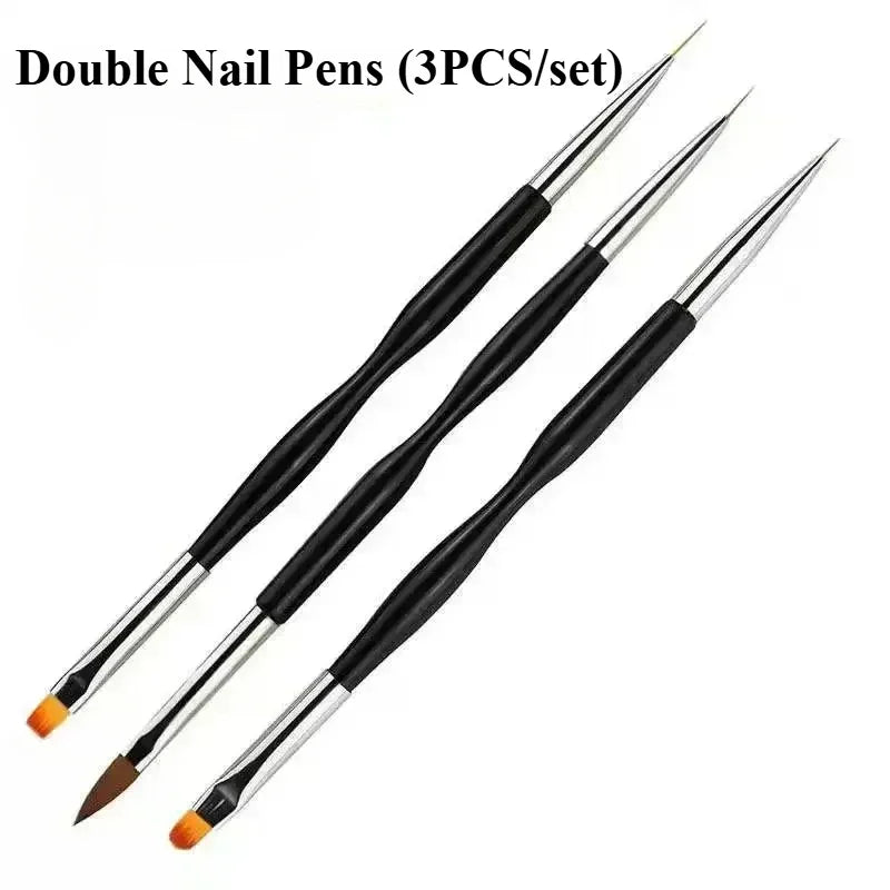 Manicure brushes.