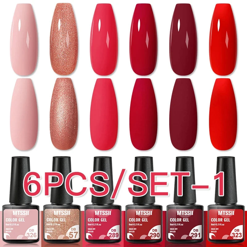 +50 Colecciones de 6 Esmaltes Semipermanentes MTSSII