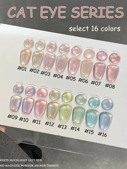 MIANEL magnetic cat eye nail polishes