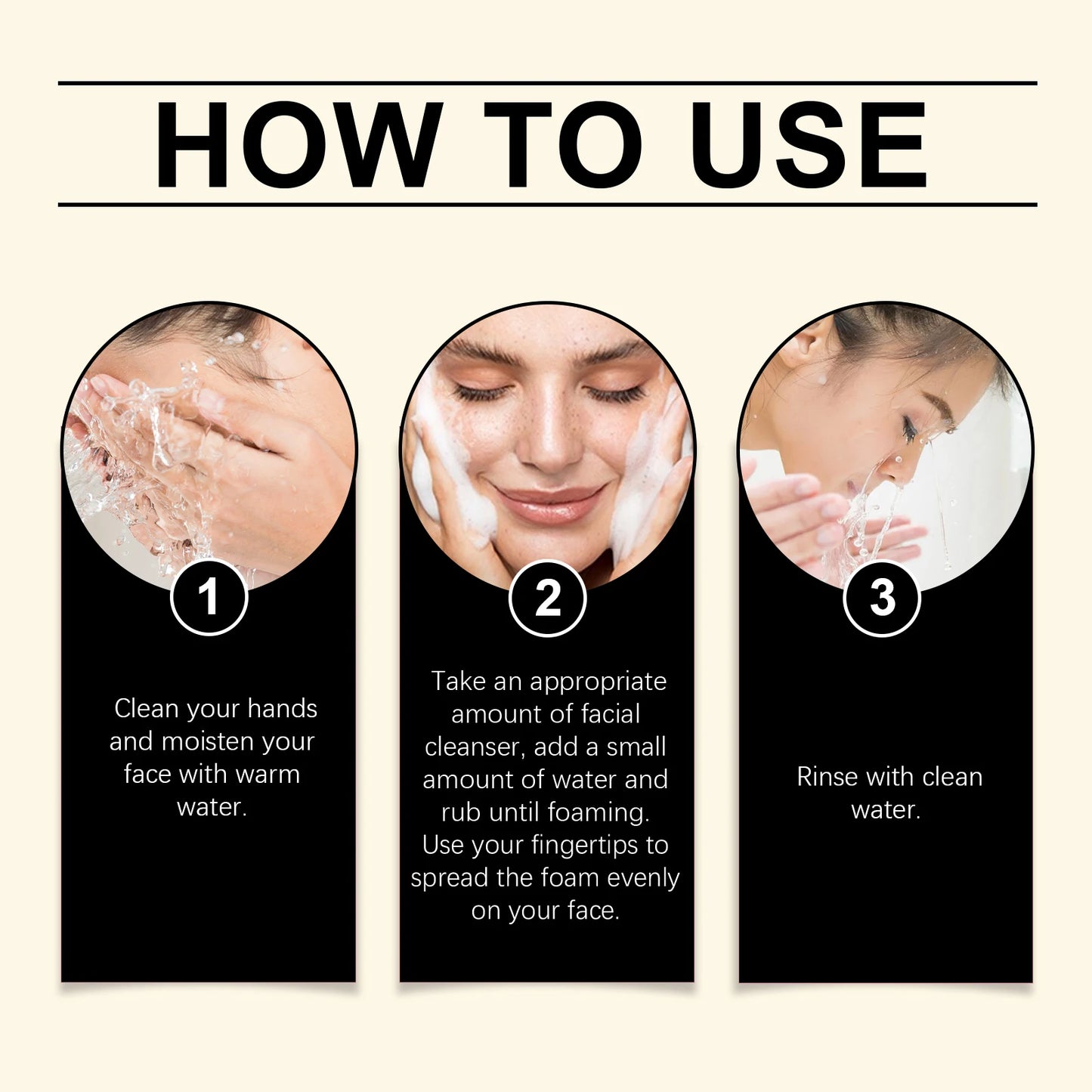 Limpiador facial de leche de arroz.
