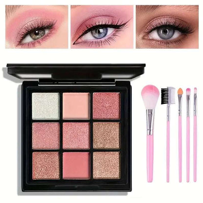 Paleta de Sombras Rebellius girl de 9 Colores.
