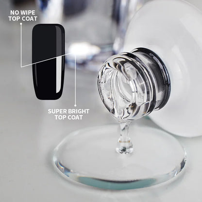 AWStorG Top Coat 15ML - No Wipe Long Lasting Shiny UV Gel