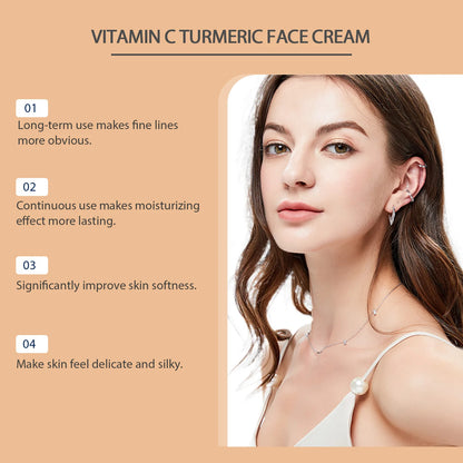 Crema  hidratante y reafirmante de cúrcuma Jaysuing