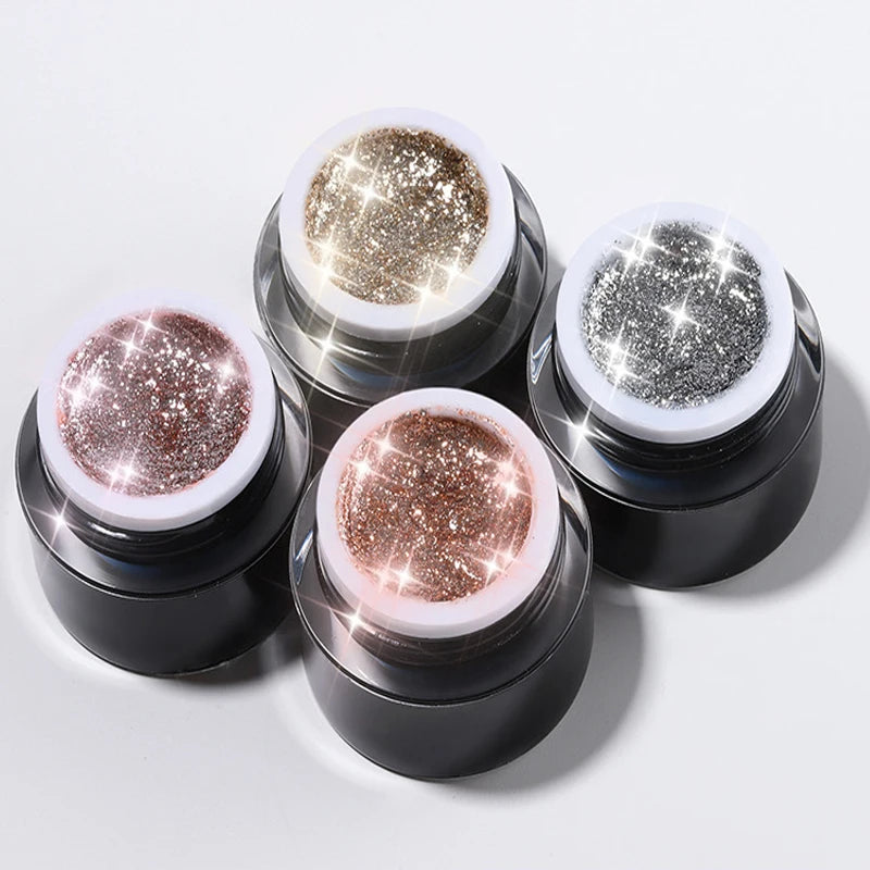 Set of 4 Vendeeni gel glitter