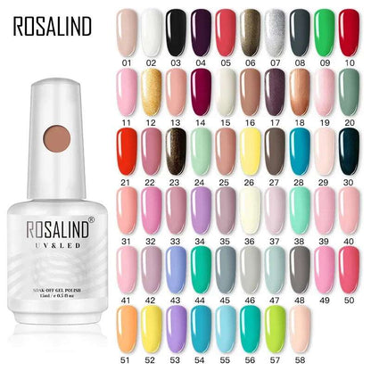 Esmalte en Gel Rosalind UV/LED. Colección 1