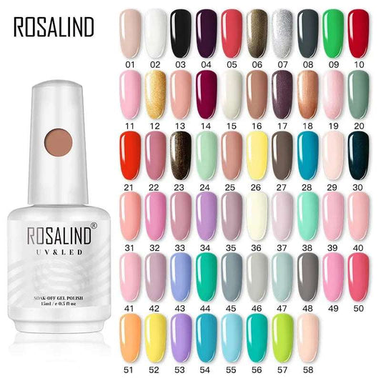 Esmalte en Gel Rosalind UV/LED. Colección 1