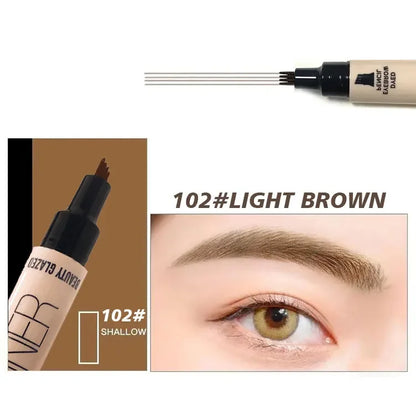 Lápiz Doble 2 en 1 para Cejas y Delineador