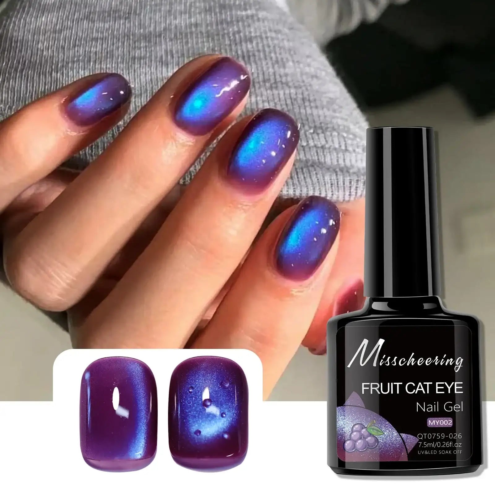 Esmaltes magnéticos en gel Misscheering
