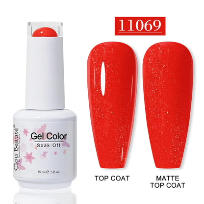 CLOU BEAUTE 30 colores de esmalte en gel de secado UV