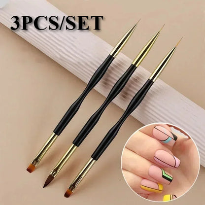 Manicure brushes.