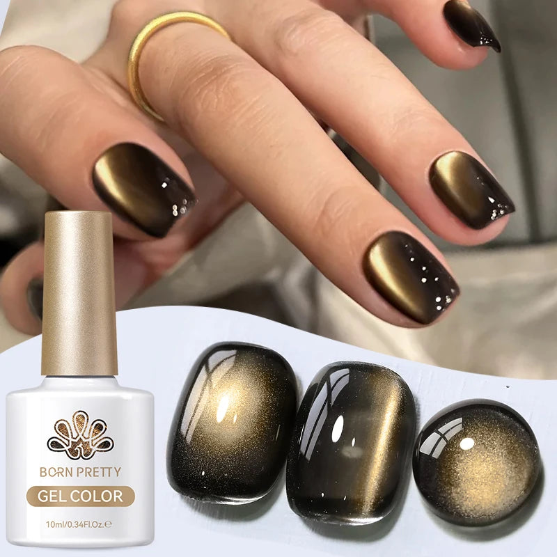 BORN PRETTY 6 Colors UV Magnetic Nail Polish