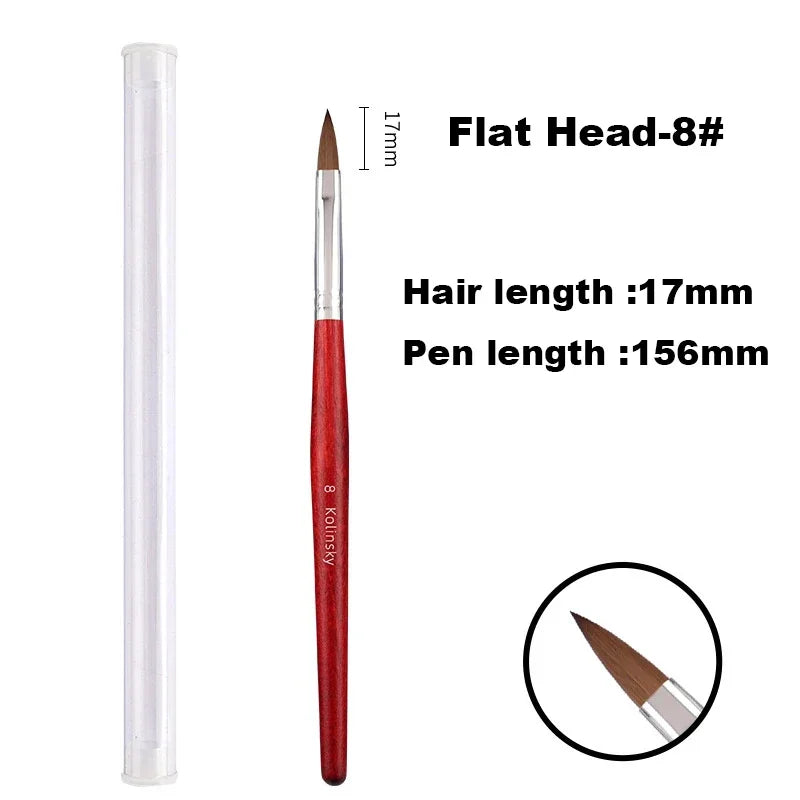 Manicure brushes.