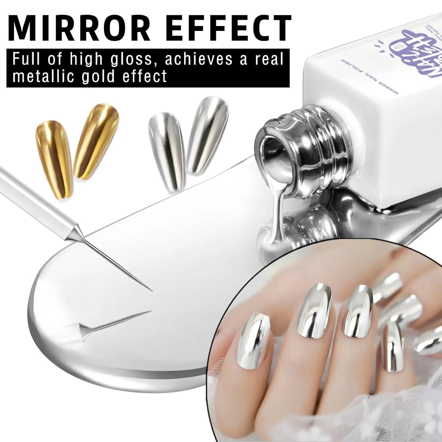 6 COWSAR Metallic Polishes and Eyeliners
