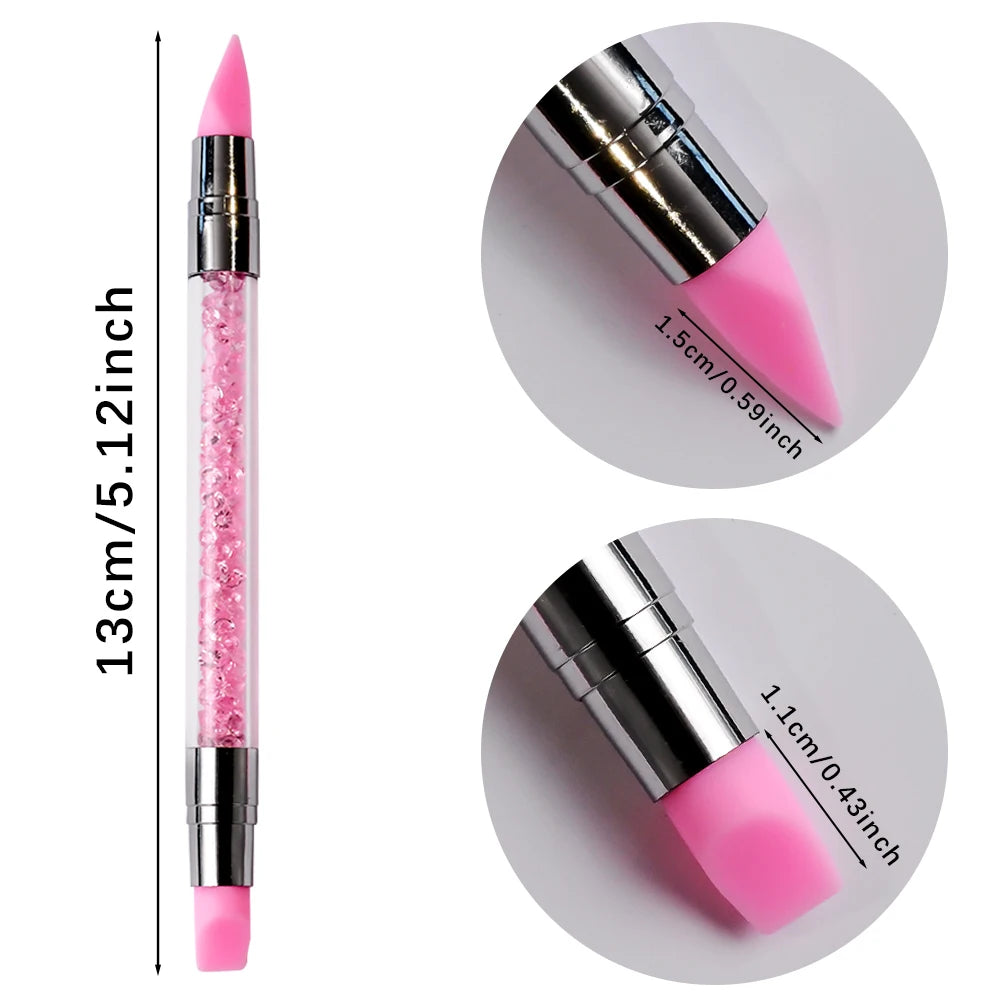 Silicone Nail Brush Set.