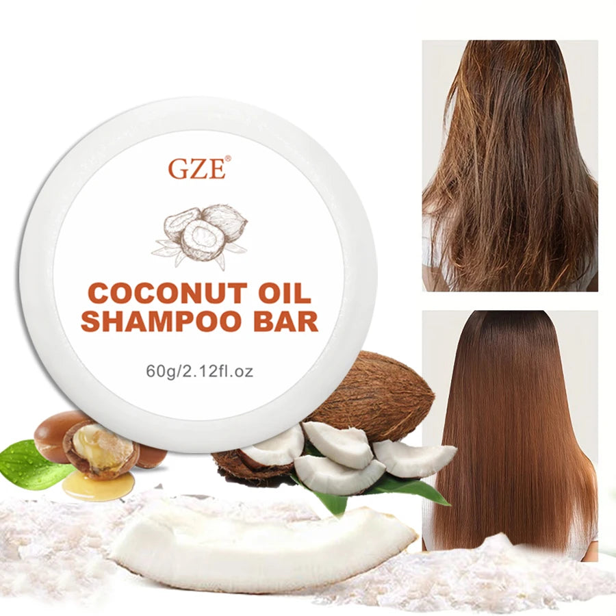 GZE Champú en barra, de aceite de coco con vitamina y ácidos grasos.