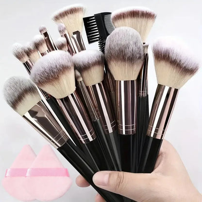 Set de Brochas  para maquillaje Profesional 3-20PCS.