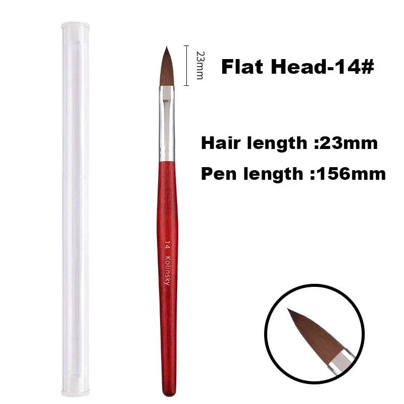 Manicure brushes.