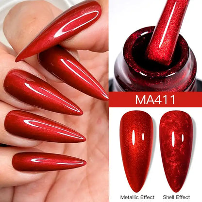 9 Esmaltes metálicos MEET ACROSS