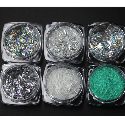 glitter para decoracion de  uñas aqsfml