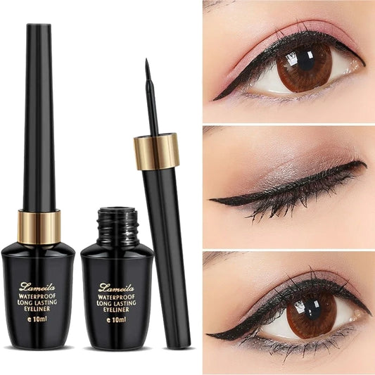 Hard Tip Gel Eyeliner - Ultra Fine Black, Waterproof and Long Lasting