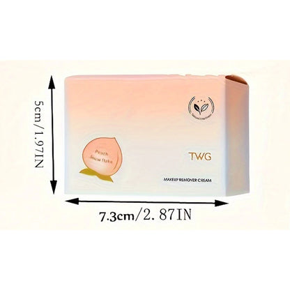 Fruity-scented makeup remover cream