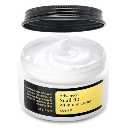 Crema Facial con Colágeno y Baba de Caracol Hidratante, Reafirmante.