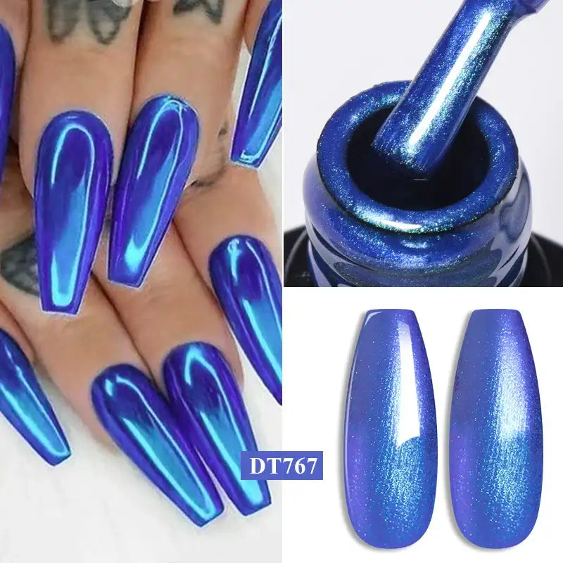 Esmaltes metálicos en gel MEET ACROSS
