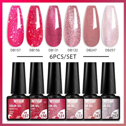 +50 Colecciones de 6 Esmaltes Semipermanentes MTSSII
