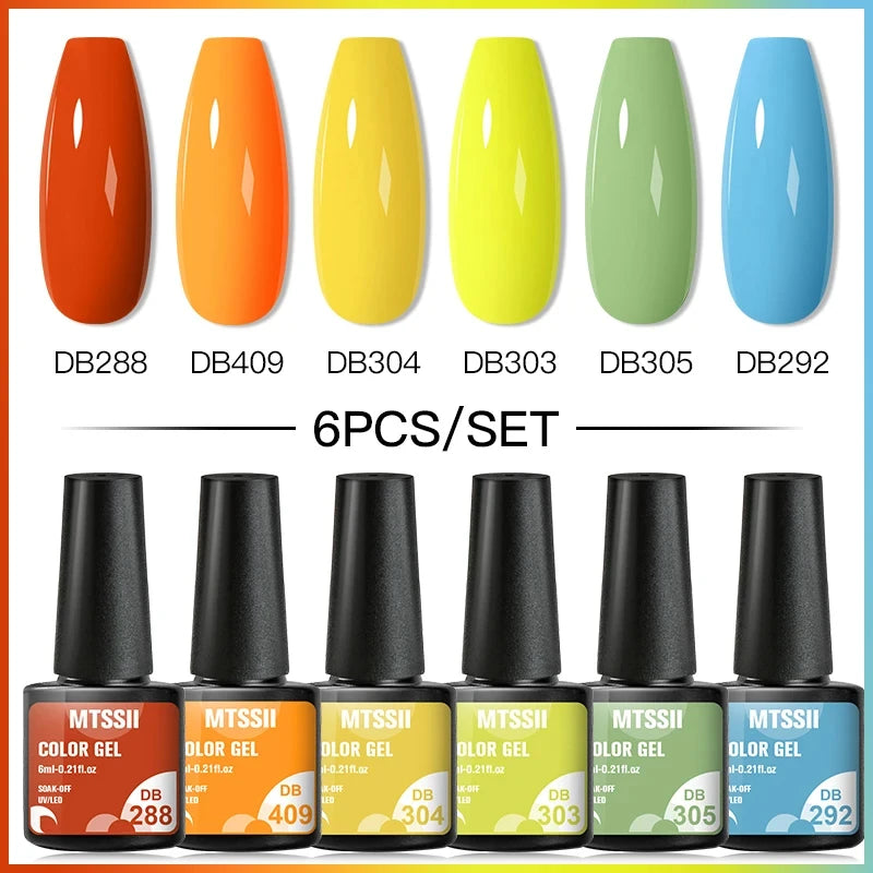 +50 Colecciones de 6 Esmaltes Semipermanentes MTSSII