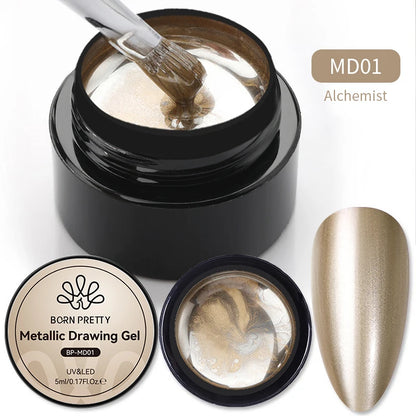 BORN PRETTY Metallic Gel Polishes