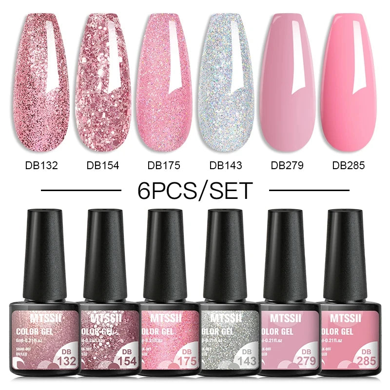 +50 Colecciones de 6 Esmaltes Semipermanentes MTSSII