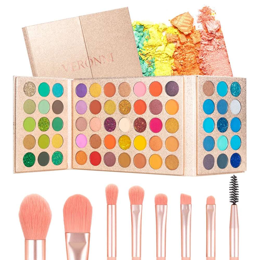 Paleta de Sombras VERONNI de 65 Colores.