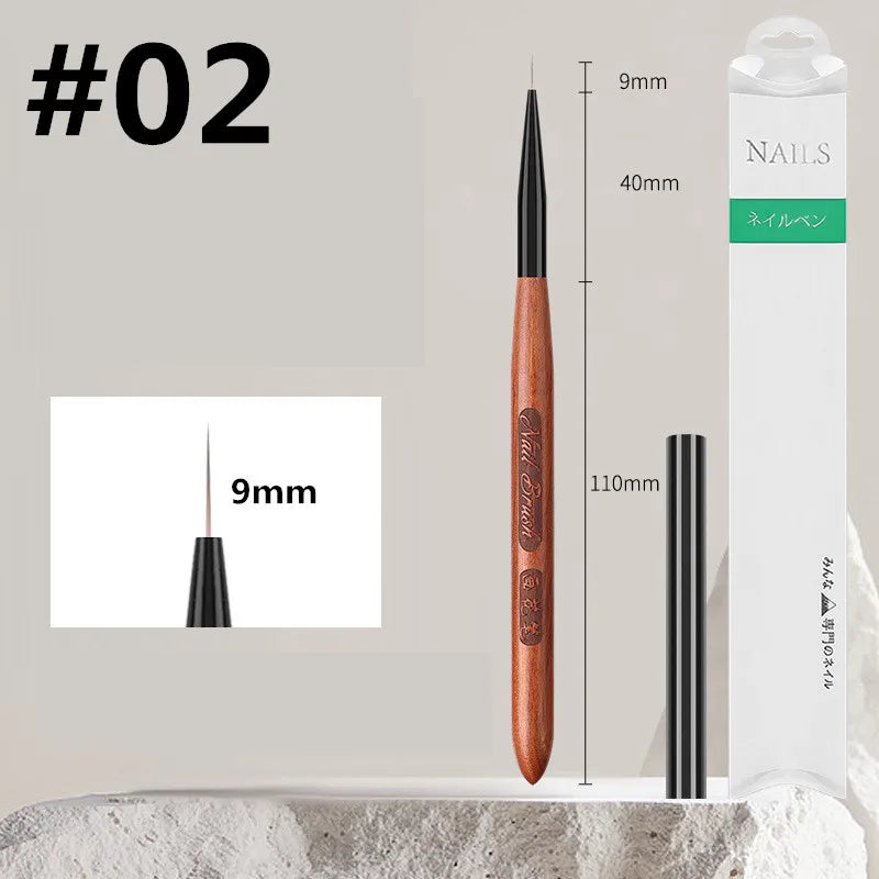 Manicure brushes.