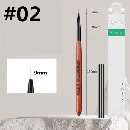 Manicure brushes.