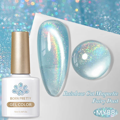 BORN PRETTY 6 Colors UV Magnetic Nail Polish