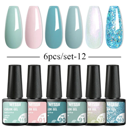 +50 Colecciones de 6 Esmaltes Semipermanentes MTSSII