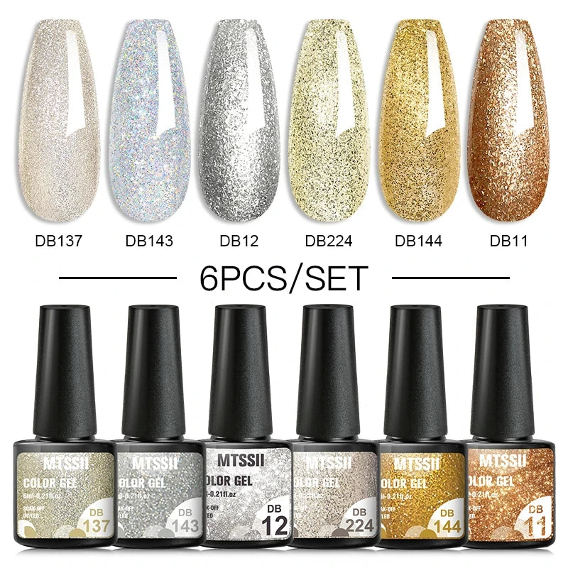 +50 Colecciones de 6 Esmaltes Semipermanentes MTSSII