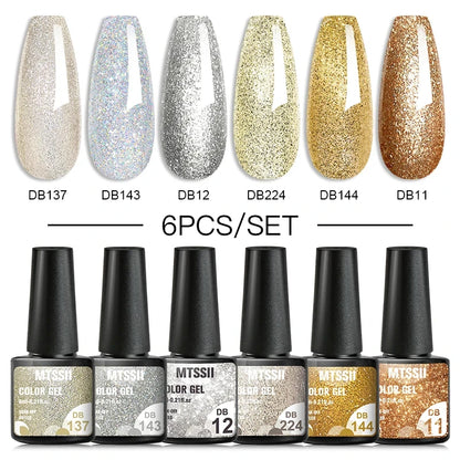 +50 Colecciones de 6 Esmaltes Semipermanentes MTSSII