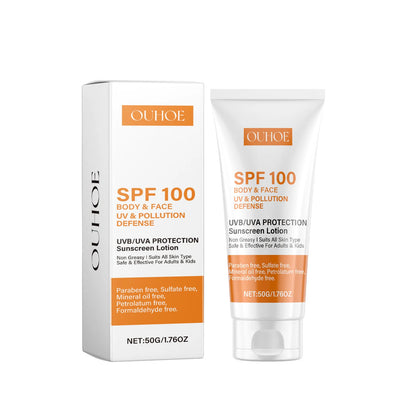 Crema con protección solar SPF100 OUHOE